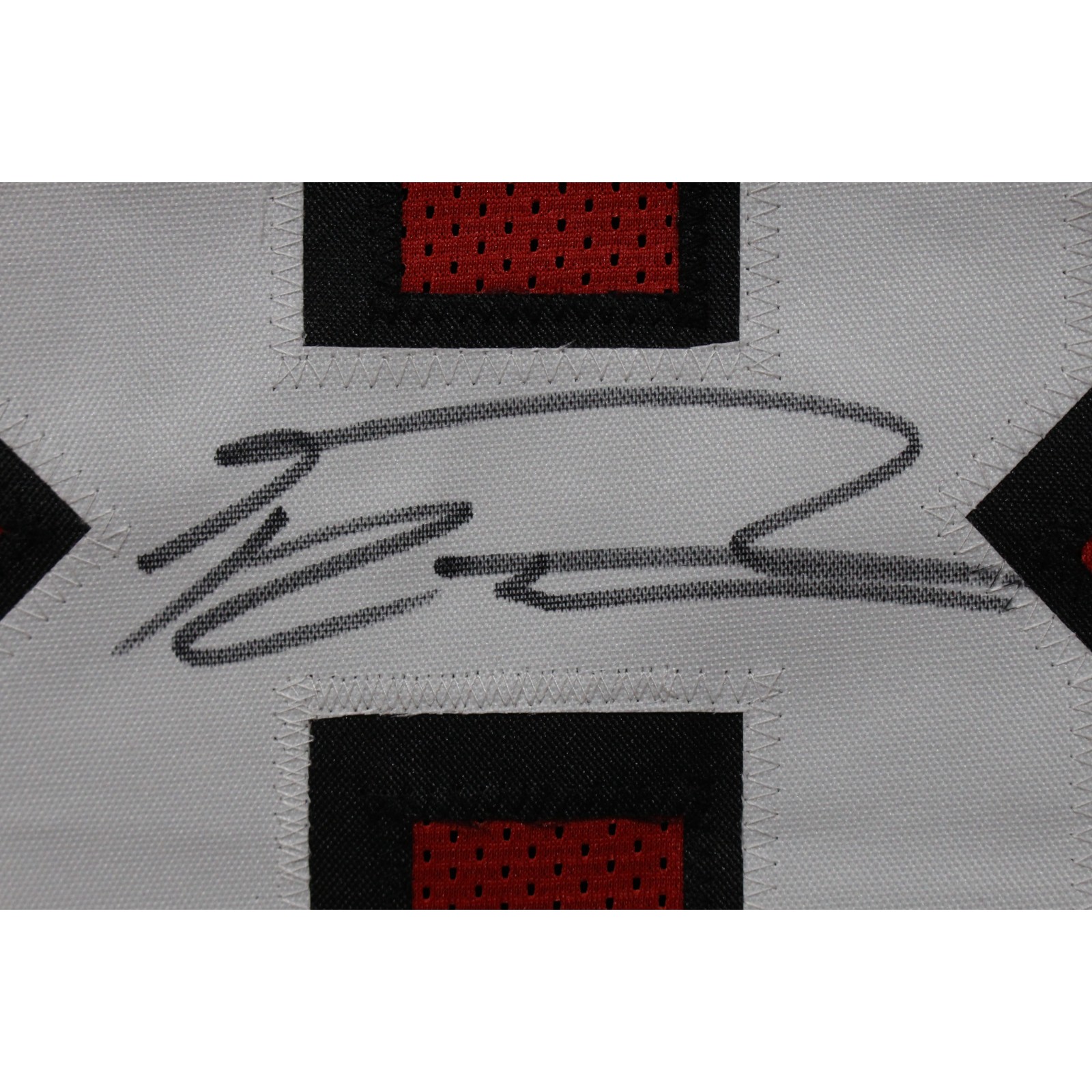 George Kittle Autographed/Signed Pro Style Red XL Jersey Beckett Witness 53431 2 George Kittle Autographed/Signed Pro Style Red XL Jersey Beckett Witness 53431