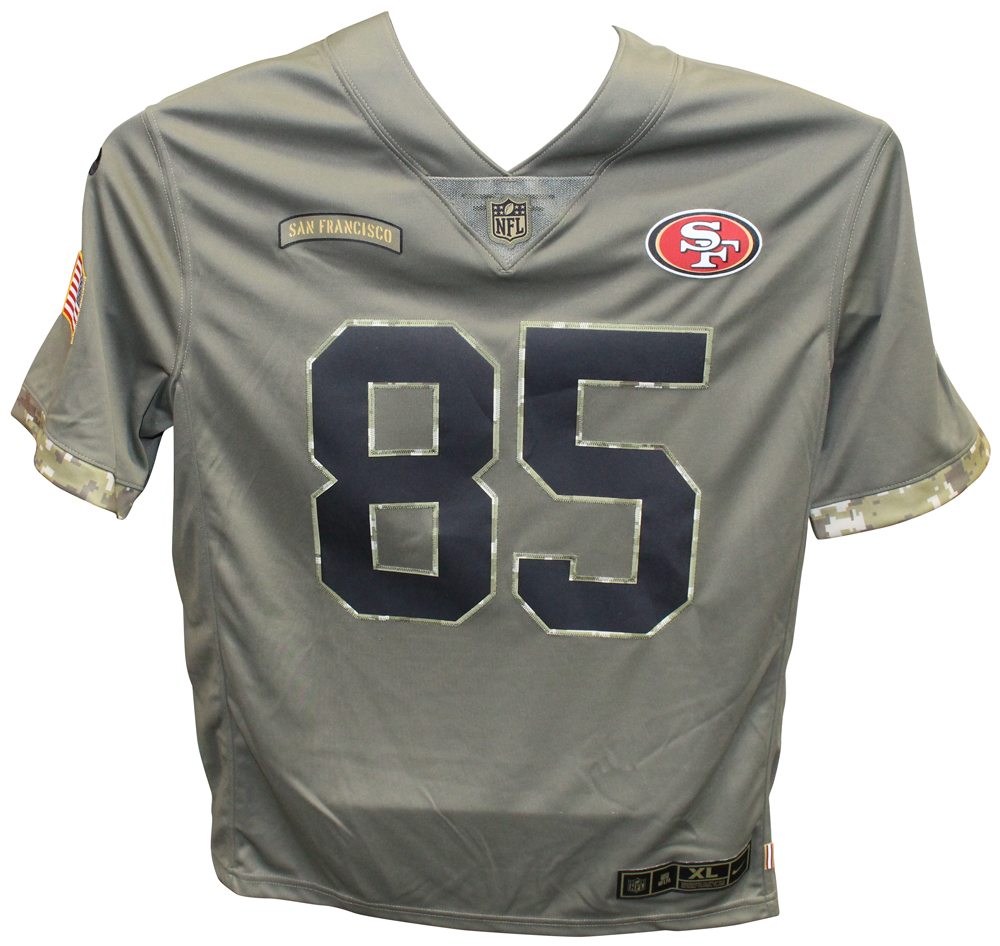 George Kittle Signed San Francisco Salute to Service Jersey Beckett 41034