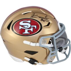 George Kittle Autographed San Francisco 49ers Mid-Size Midi Helmet Beckett 53417