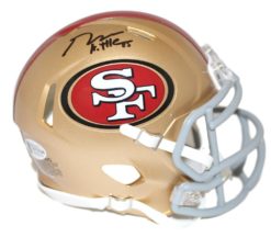 George Kittle Autographed San Francisco 49ers Speed Mini Helmet BAS 25874