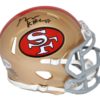 George Kittle Autographed San Francisco 49ers Tribute Mini Helmet BAS 26072