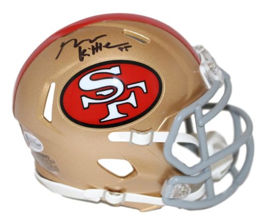 George Kittle Autographed San Francisco 49ers Tribute Mini Helmet BAS 26072