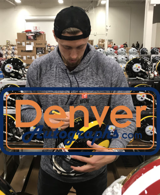 George Kittle Autographed/Signed Iowa Hawkeyes Speed Replica Helmet BAS 24055