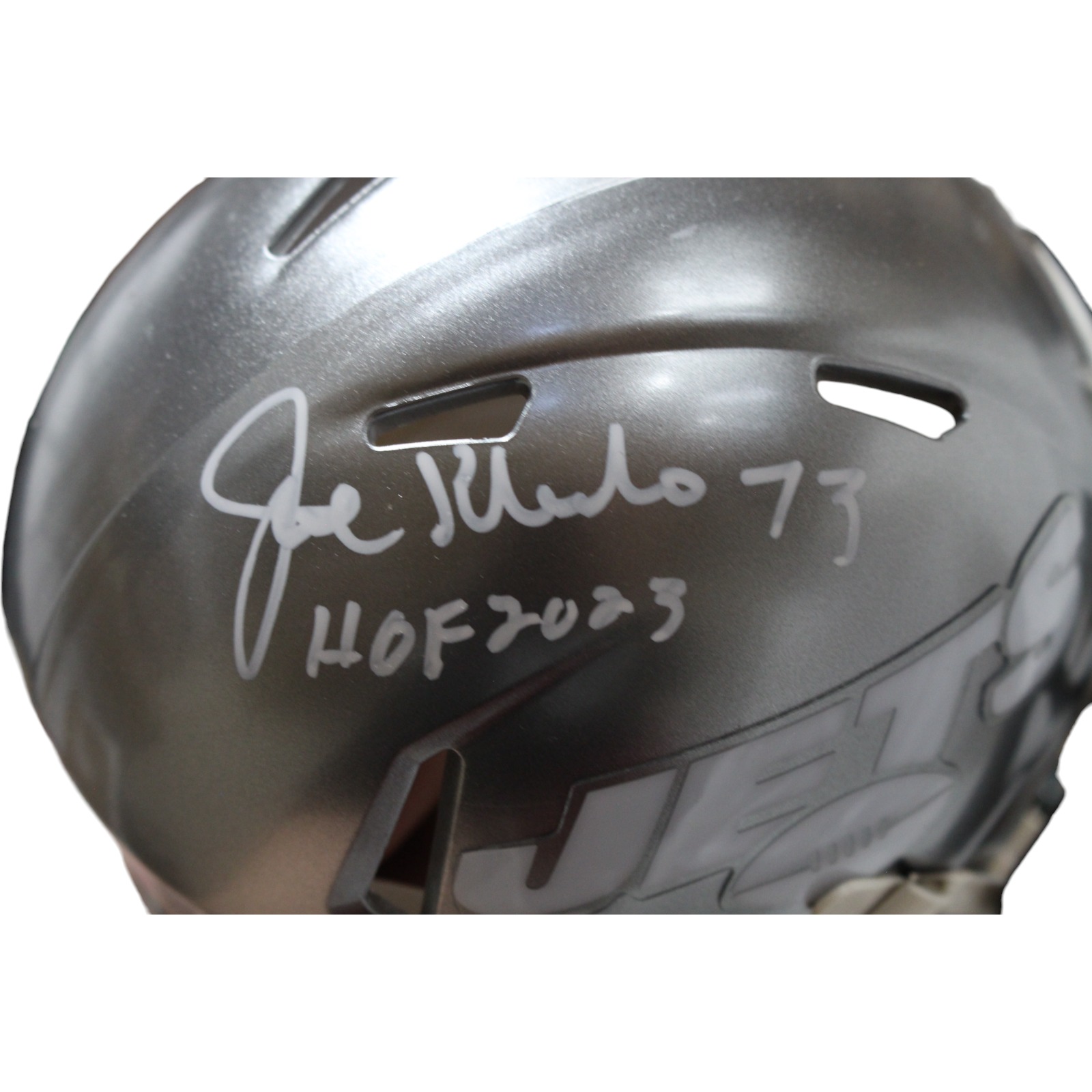 Joe Klecko Autographed/Signed New York Jets Flash Mini Helmet Beckett