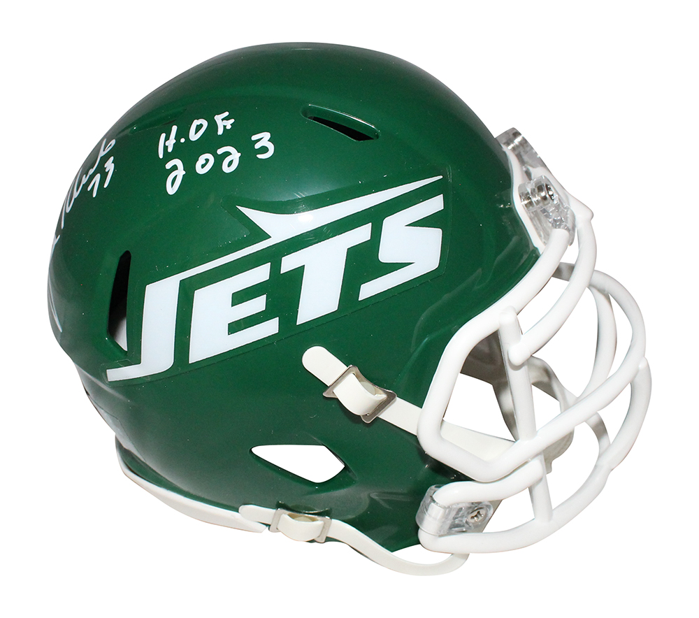 Joe Klecko Autographed/Signed New York Jets TB Mini Helmet Beckett