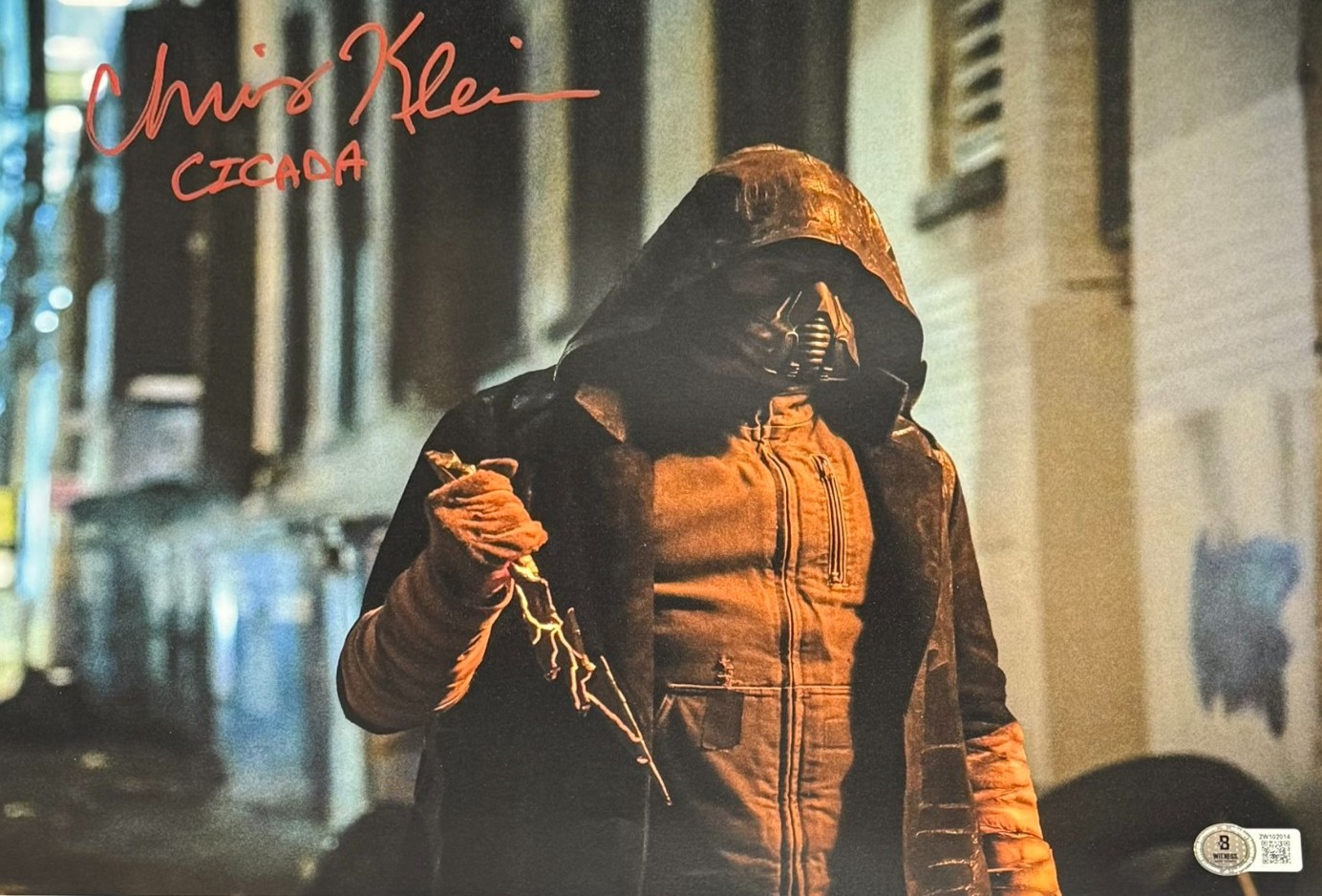 Chris Klein Autographed/Signed The Flash 11x14 Photo Beckett 54336