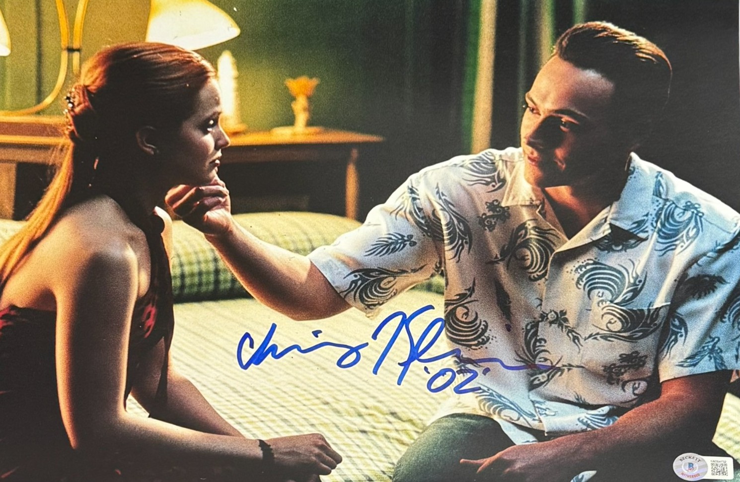 Chris Klein Autographed/Signed American Pie 11x14 Photo Oz Beckett 54333