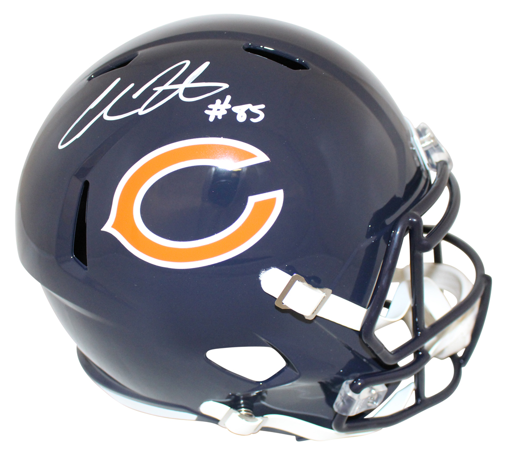 Cole Kmet Autographed/Signed Chicago Bears F/S Speed Helmet BAS 28172