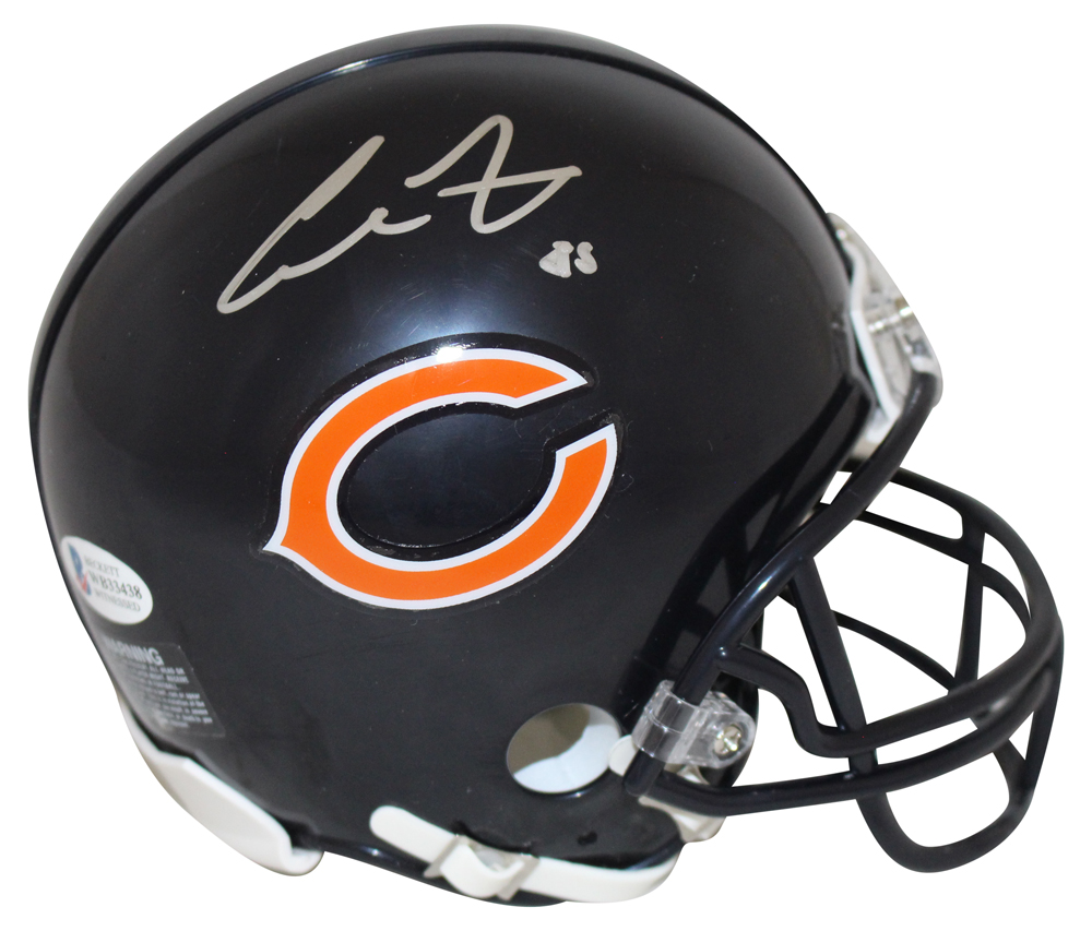 Cole Kmet Autographed/Signed Chicago Bears Mini Helmet BAS 28170