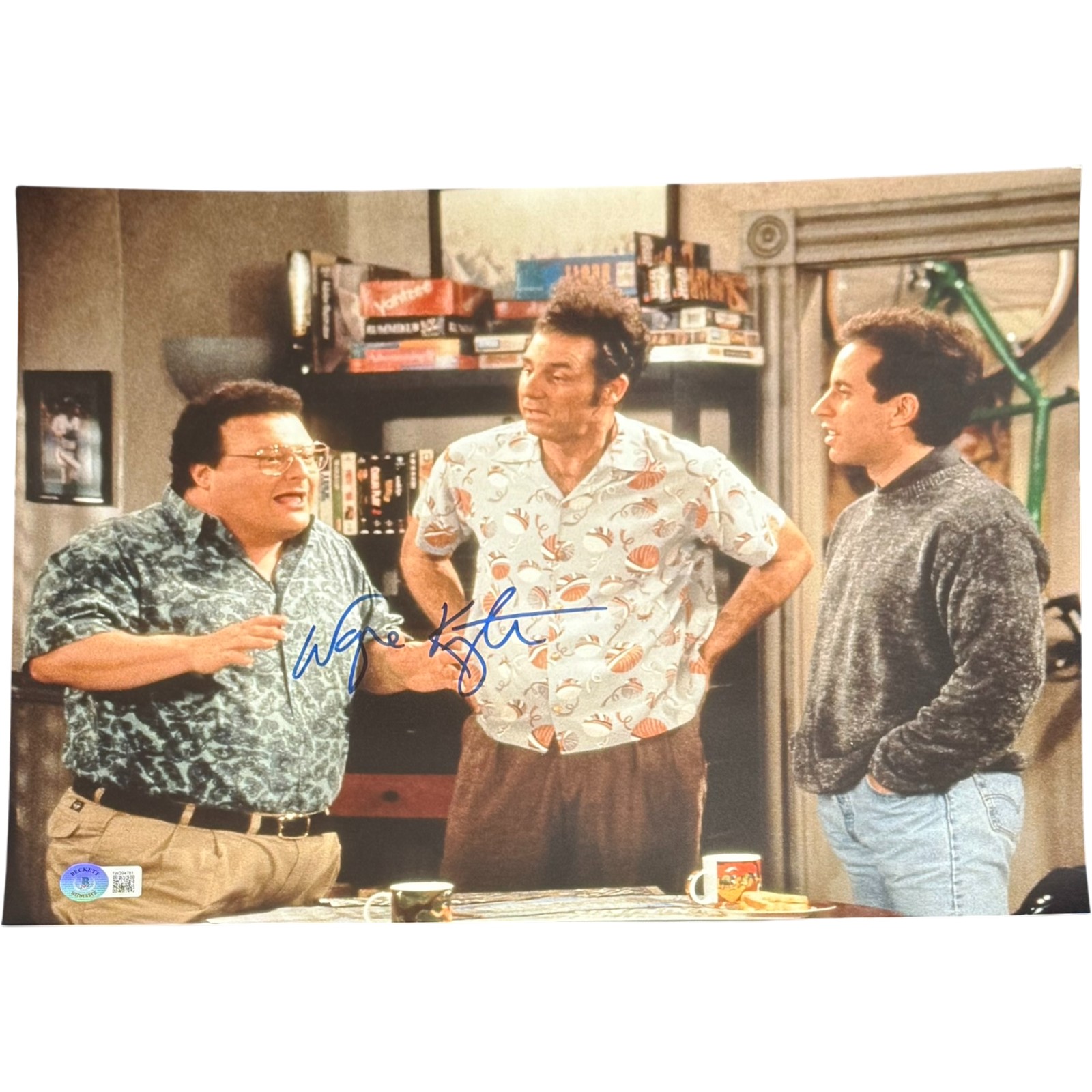 Wayne Knight Autographed/Signed Seinfeld 11x14 Photo Beckett 54339