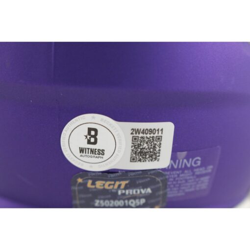 Paul Krause Autographed Minnesota Vikings Mini Helmet HOF Beckett Witness 49693