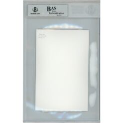 Bert Kreischer Autographed/Signed The Machine 4x6 Index Card Slab Beckett 54559