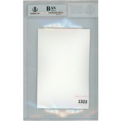 Bert Kreischer Autographed/Signed The Machine 4x6 Index Card Slab Beckett 54560