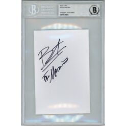 Bert Kreischer Autographed/SIgned 4x6 Card Slabbed The Machine Beckett 46669