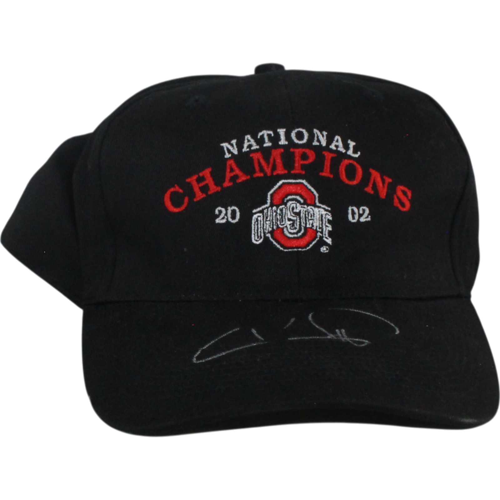 Craig Krenzel Signed Ohio State Buckeyes 2002 Natonal Champs Hat Beckett 55003