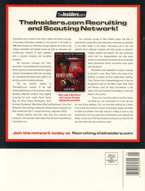 Craig Krenzel Signed Bucknuts The Magazine Jan 2003 Ohio State Beckett 46380