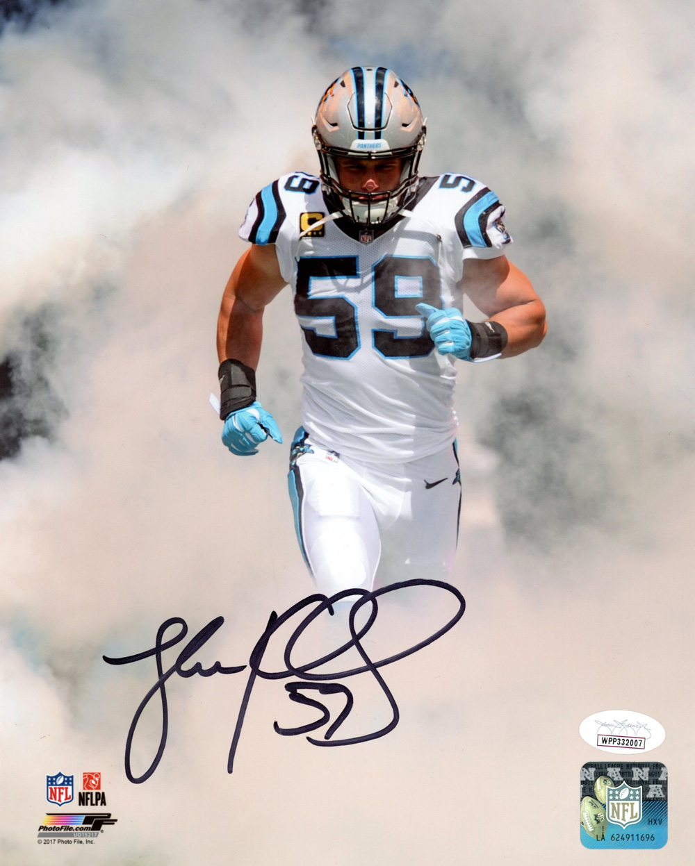 Luke kuechly signed jersey outlet
