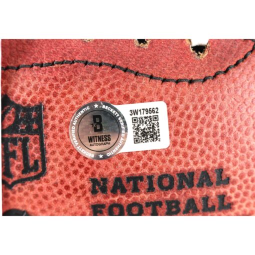Luke Kuechly Autographed Carolina Panthers NFL Football Keep Pounding BAS 51820