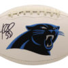 Luke Kuechly Autographed/Signed Carolina Panthers Logo Football BAS 25473