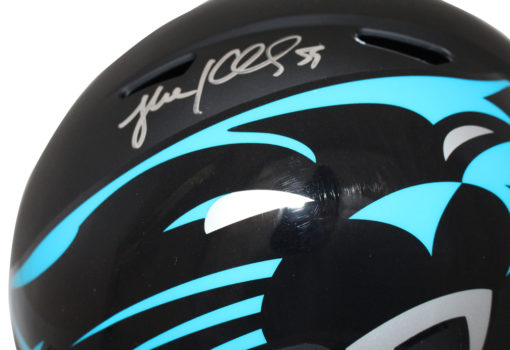 Luke Kuechly Autographed Carolina Panthers AMP Replica Helmet BAS 25470