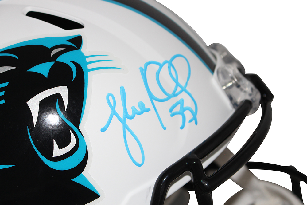 Luke Kuechly Autographed Carolina Panthers F/S Flat White Helmet BAS