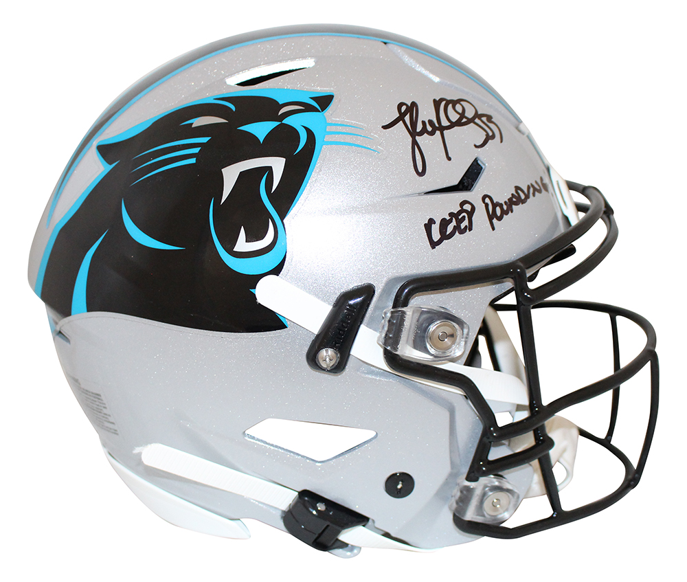 Luke Kuechly Signed Carolina Panthers Authentic Speed Flex Helmet BAS 28272
