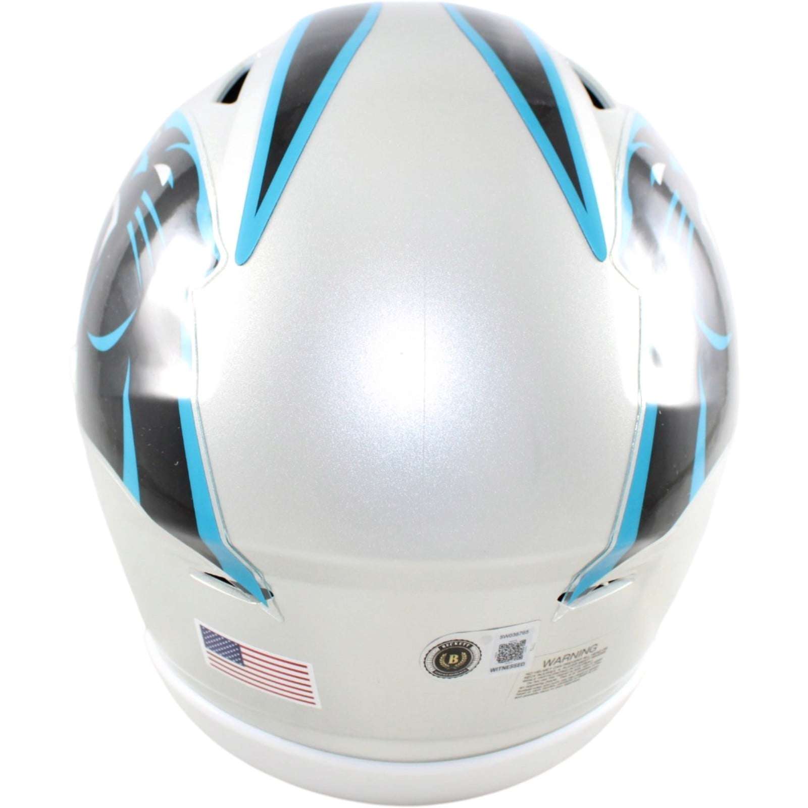 Luke Kuechly Signed Carolina Panthers Mid-Size Midi Helmet Beckett Witness 58677 3 Luke Kuechly Signed Carolina Panthers Mid-Size Midi Helmet Beckett Witness 58677