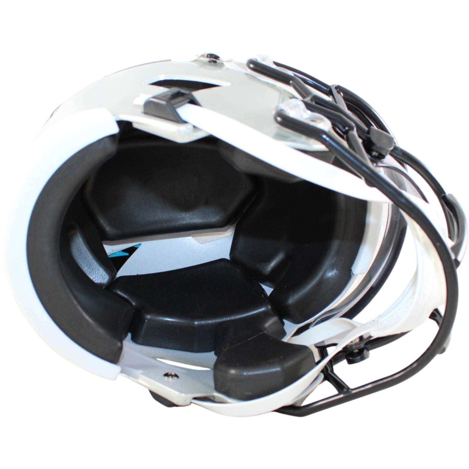 Luke Kuechly Signed Carolina Panthers Mid-Size Midi Helmet Beckett Witness 58677 4 Luke Kuechly Signed Carolina Panthers Mid-Size Midi Helmet Beckett Witness 58677