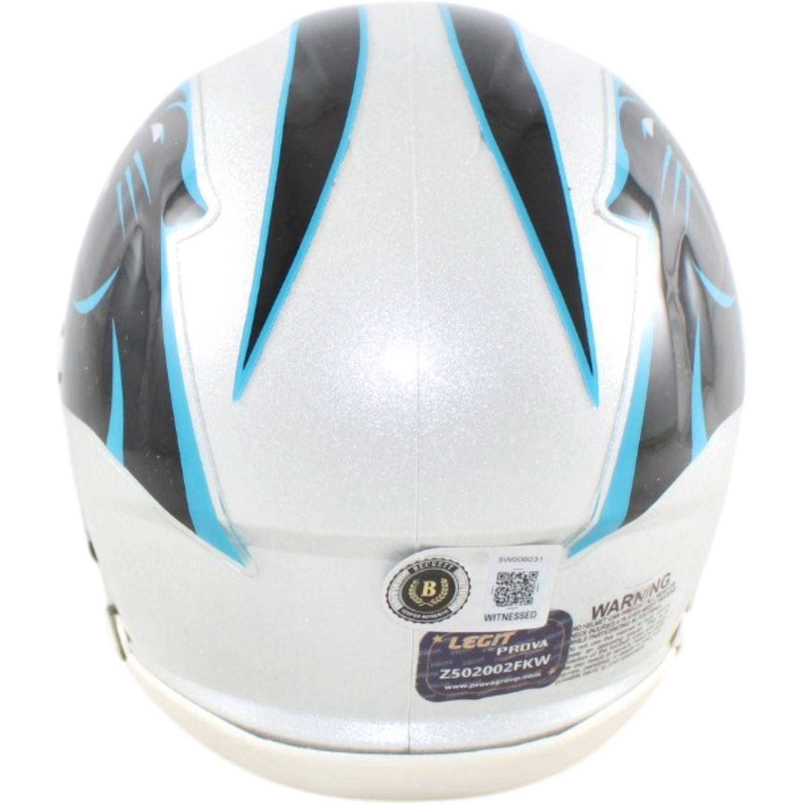 Luke Kuechly Autographed/Signed Carolina Panthers Mini Helmet Beckett WIT 58679