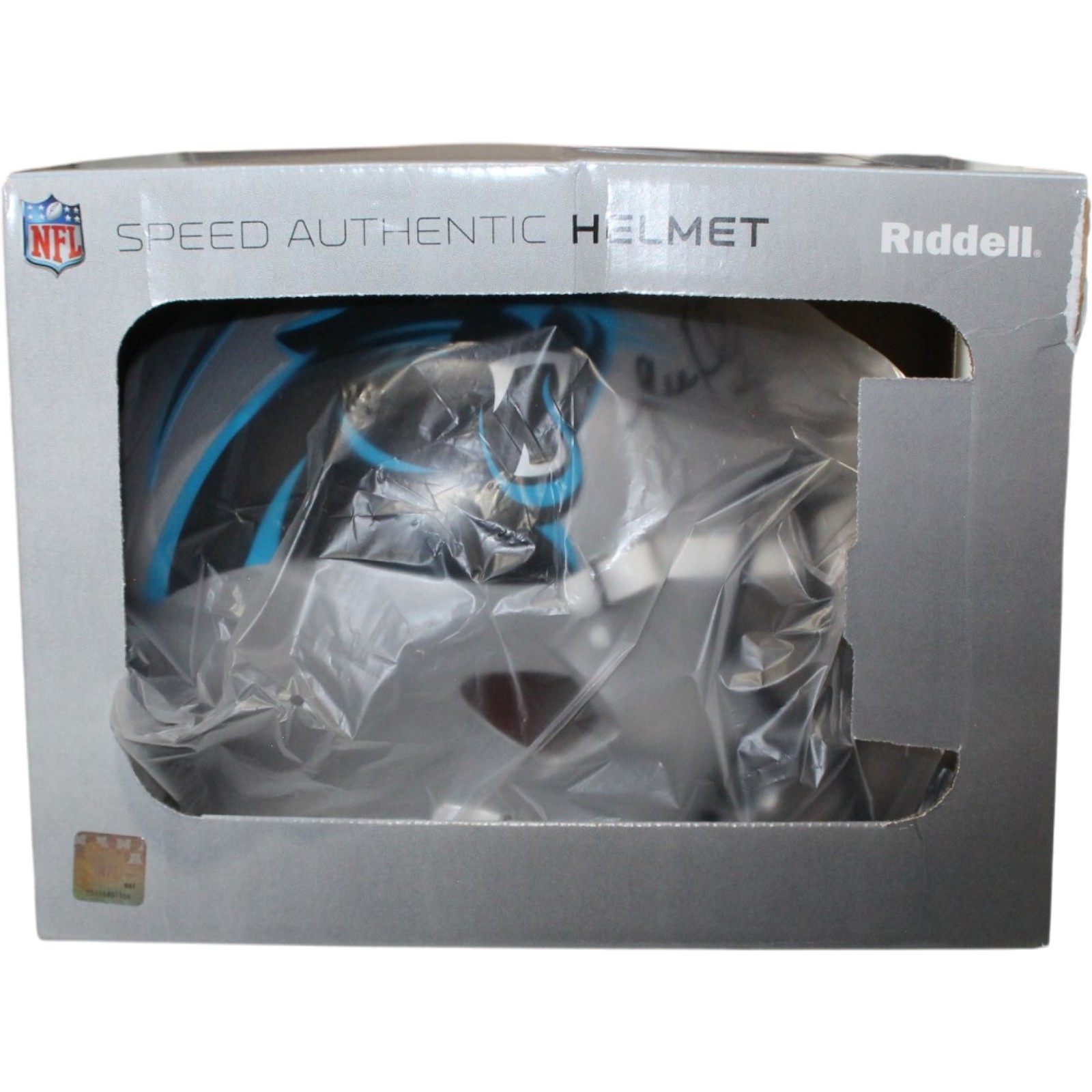 Luke Kuechly Autographed Carolina Panthers Authentic Helmet Beckett WIT 56874 6 Luke Kuechly Autographed Carolina Panthers Authentic Helmet Beckett WIT 56874
