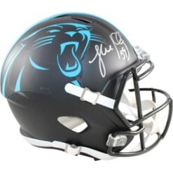 Luke Kuechly Signed Carolina Panthers Helmet F/S Replica Alt 22 Beckett W 58775