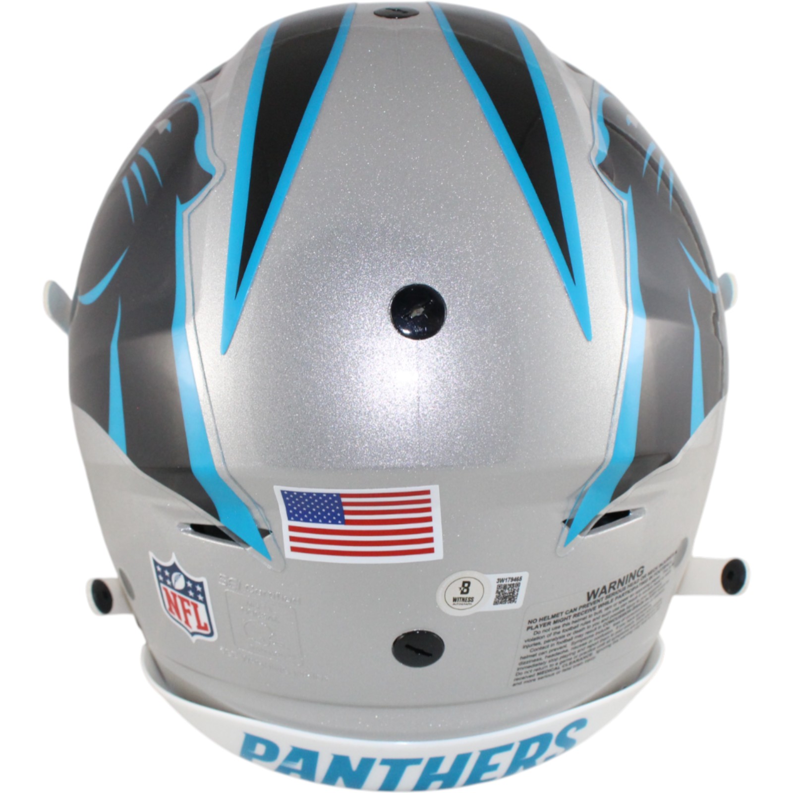 Luke Kuechly Signed Carolina Panthers SpeedFlex Helmet DROY Pounding BAS 51694 4 Luke Kuechly Signed Carolina Panthers SpeedFlex Helmet DROY Pounding BAS 51694