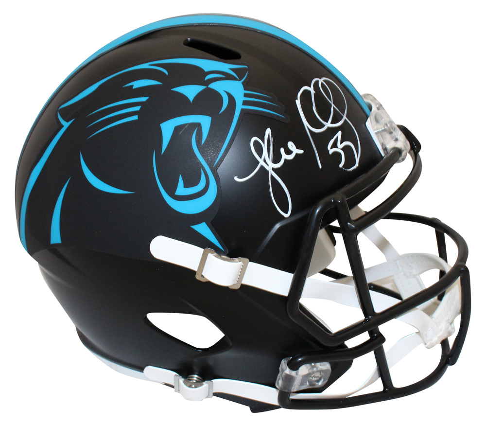 Luke Kuechly Autographed Carolina Panthers 2022 Alt Speed F/S Helmet BAS