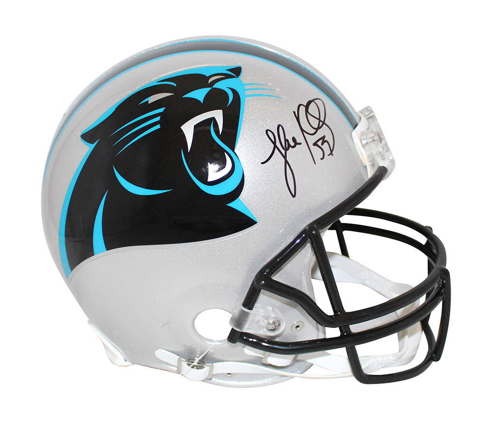 Luke Kuechly Autographed Carolina Panthers Authentic VSR4 Helmet Beckett
