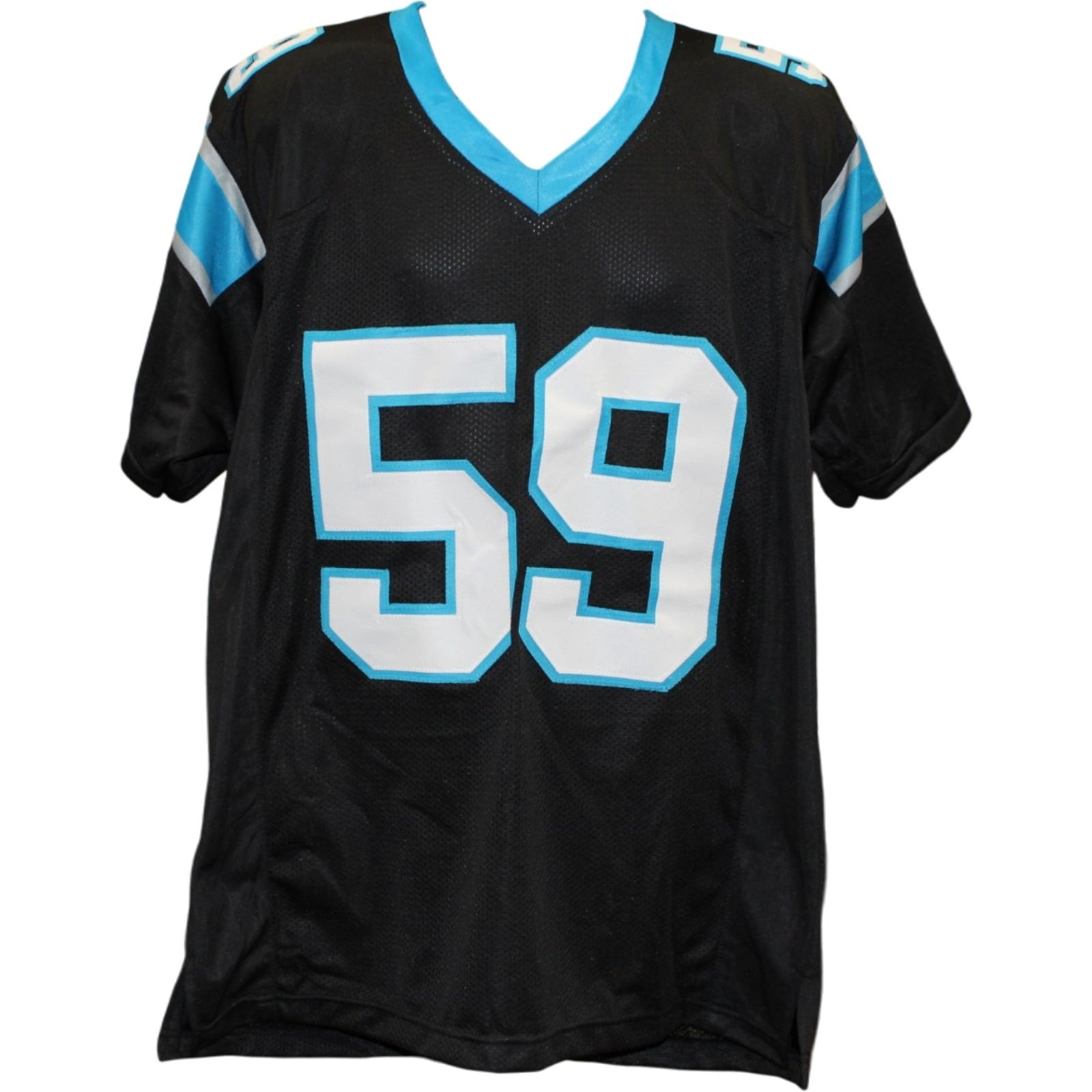 Luke Kuechly Autographed Pro Style Sz XL Jersey Black HOF Beckett Witness 58504 5 Luke Kuechly Autographed Pro Style Sz XL Jersey Black HOF Beckett Witness 58504