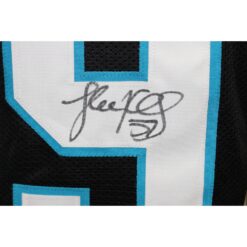 Luke Kuechly Autographed Pro Style sz XL Black Jersey HOF Beckett Witness 56888