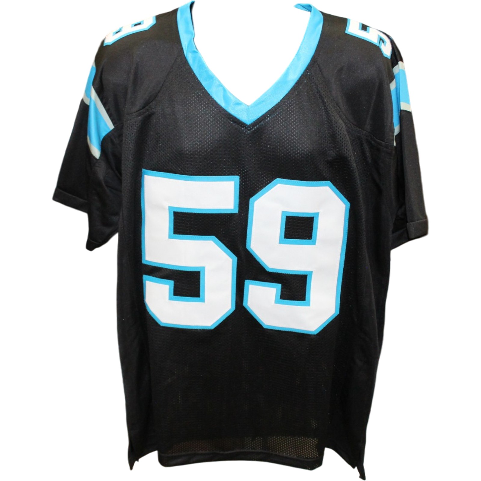 Luke Kuechly Autographed Pro Style sz XL Black Jersey HOF Beckett Witness 56888 5 Luke Kuechly Autographed Pro Style sz XL Black Jersey HOF Beckett Witness 56888
