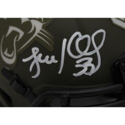 Luke Kuechly Autographed Carolina Panthers 22 STS Mini Helmet Beckett 46867