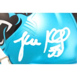 Luke Kuechly Autographed Carolina Panthers Blaze Mini Helmet Beckett 51656