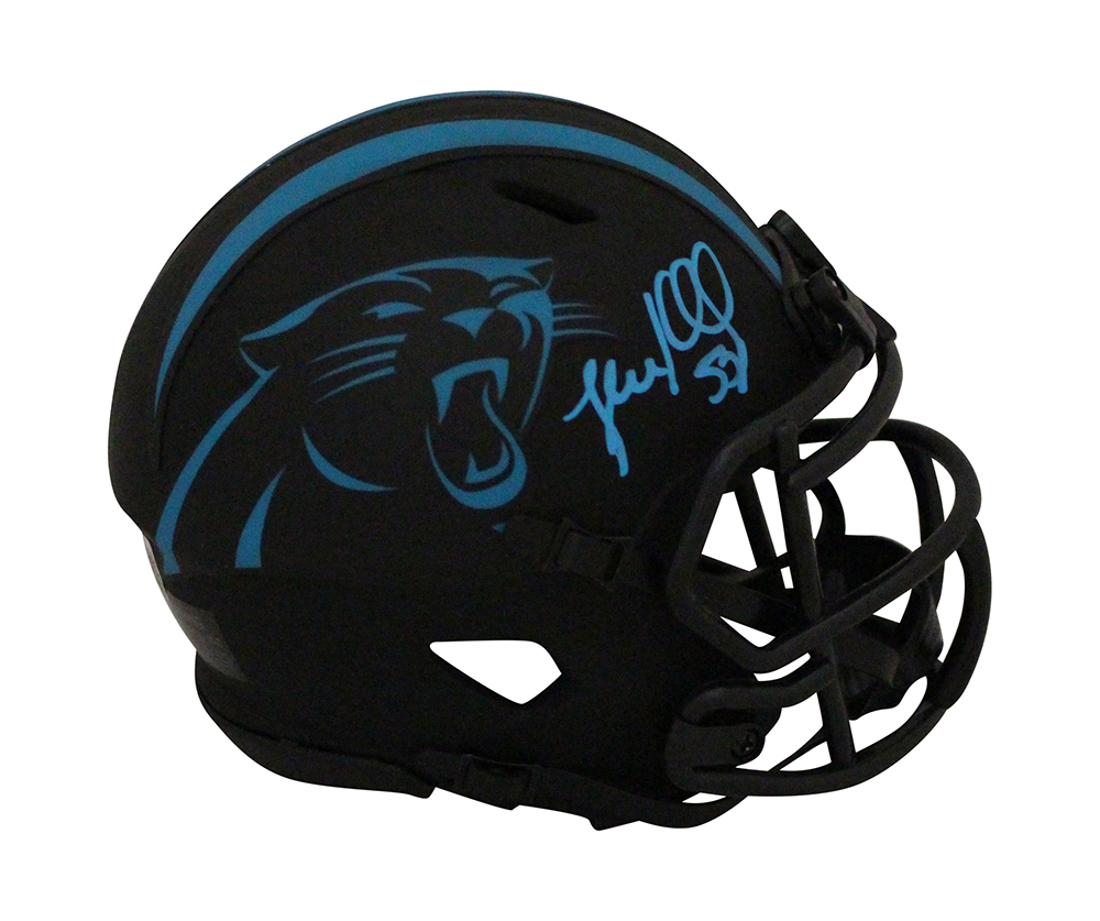 Luke Kuechly Autographed Carolina Panthers Eclipse Mini Helmet Beckett