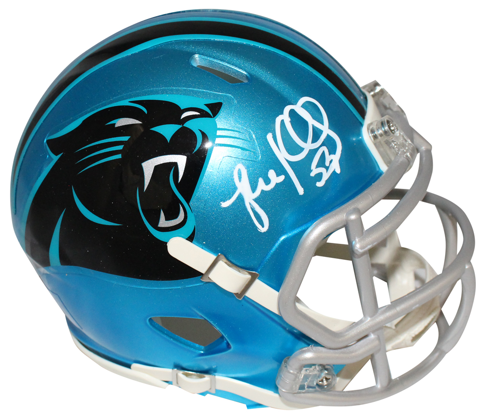 Luke Kuechly Autographed Carolina Panthers Flash Mini Helmet Beckett