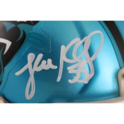 Luke Kuechly Autographed Carolina Panthers Flash Mini Helmet Beckett 51649