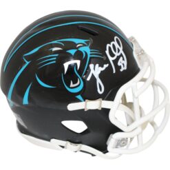 Luke Kuechly Autographed/Signed Carolina Panthers Black Matte Mini Beckett 25471