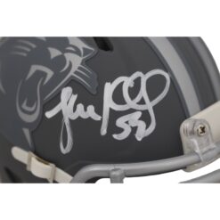 Luke Kuechly Autographed Carolina Panthers Slate Mini Helmet Beckett 48854