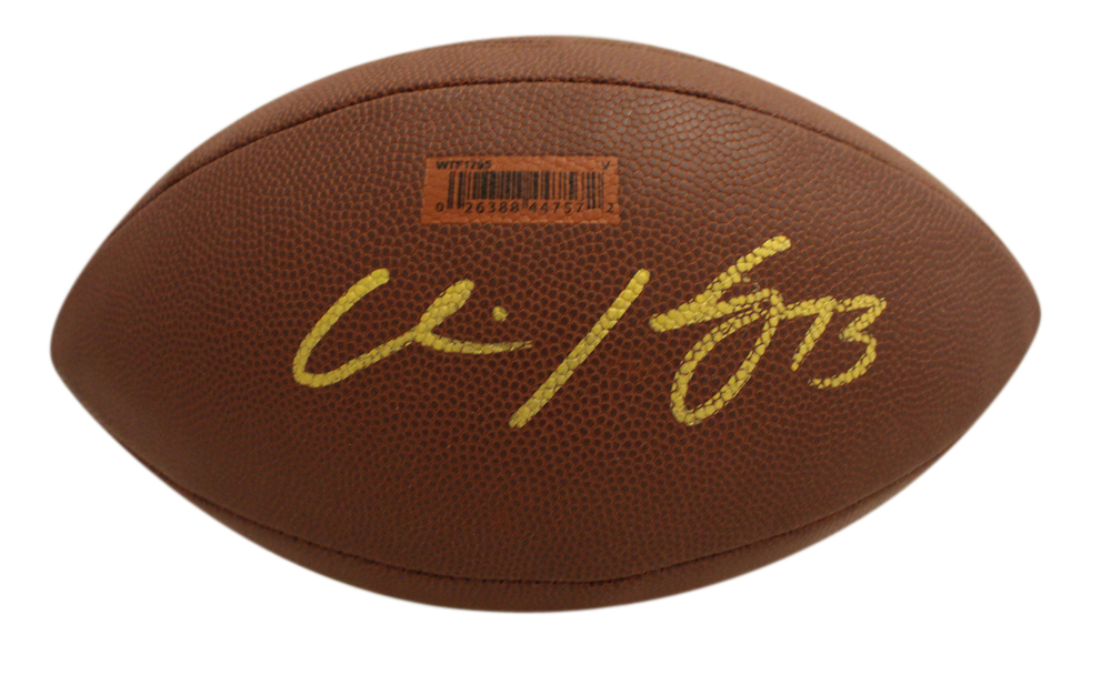 Chris Kuper Autographed Denver Broncos Super Grip Football Beckett