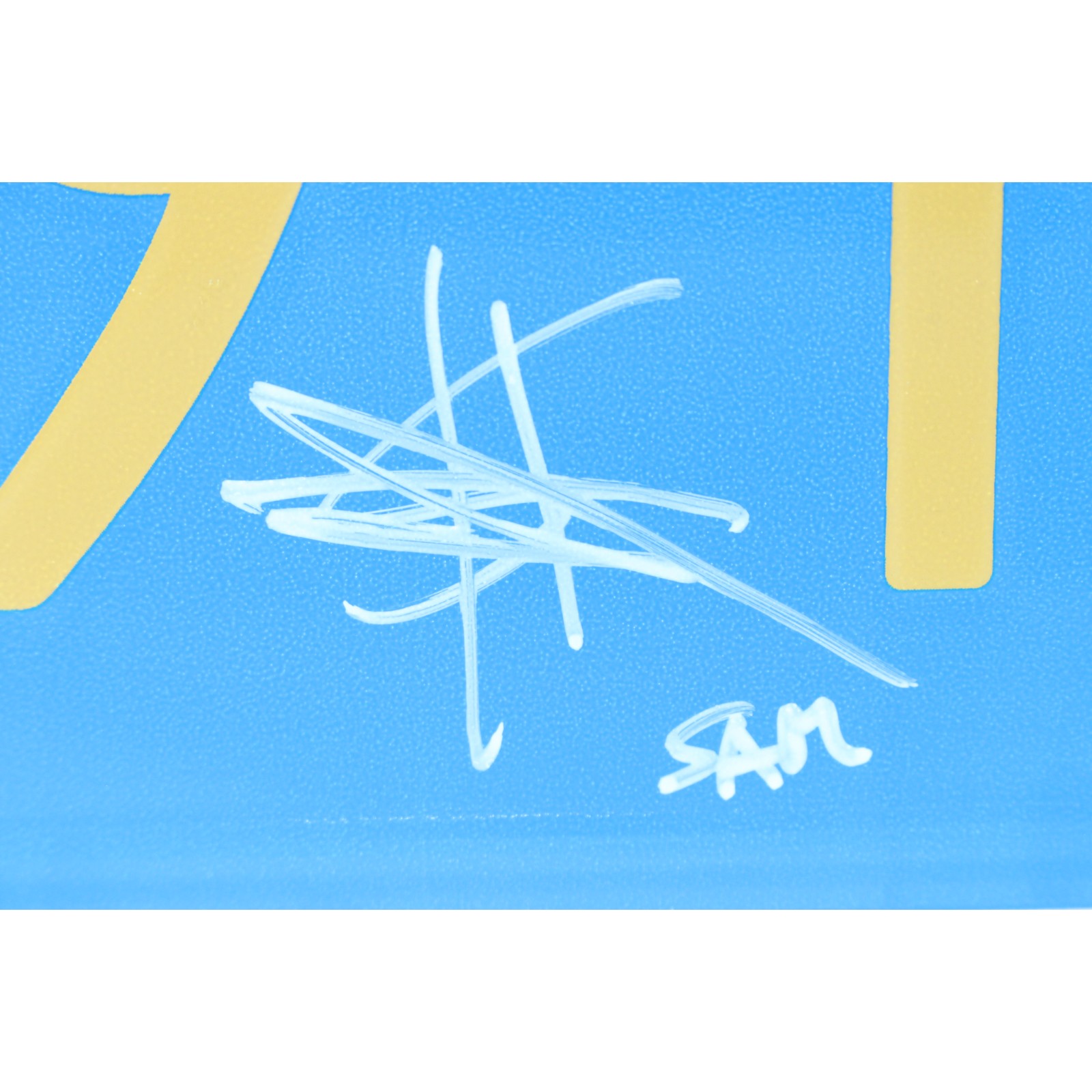 Shia LaBeouf Autographed/Signed Transformers License Plate Sam Beckett 54566