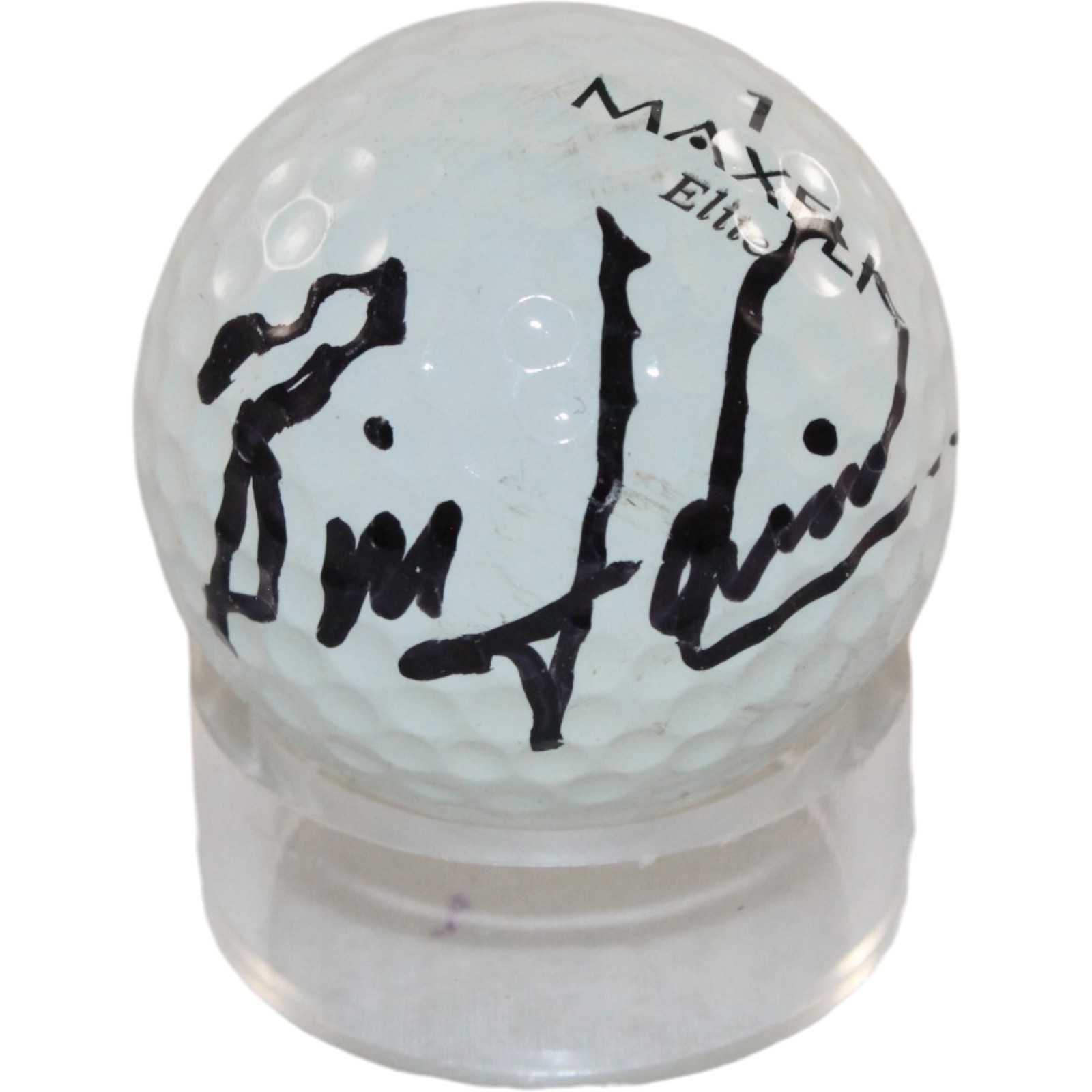 Bill Lambeer Autographed/Signed Detroit Pistons Maxfli Golf Ball Beckett 55409