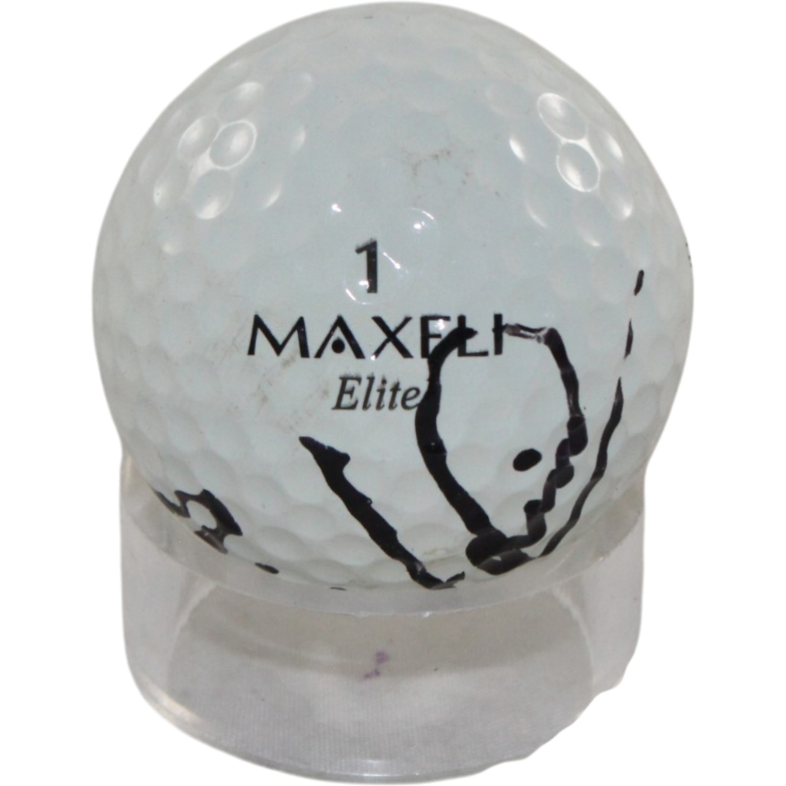 Bill Lambeer Autographed/Signed Detroit Pistons Maxfli Golf Ball Beckett 55409
