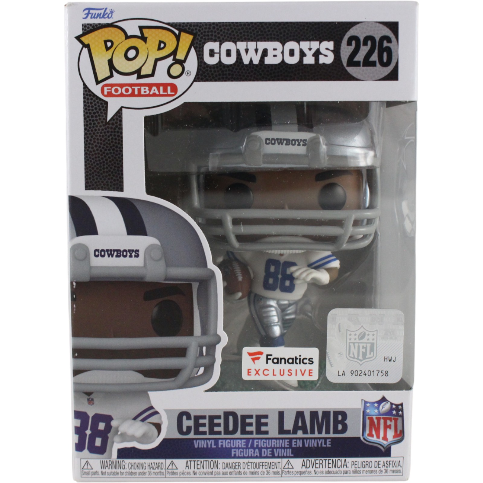 Cedee Lamb Dallas Cowboys #226 Fanatics Exclusive Funko Pop! Damaged Box 59430 1 Cedee Lamb Dallas Cowboys #226 Fanatics Exclusive Funko Pop! Damaged Box 59430