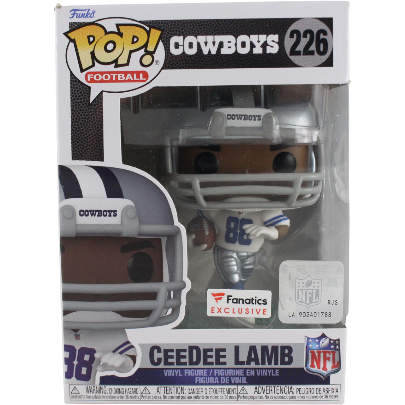 Cedee Lamb Dallas Cowboys #226 Fanatics Exclusive Funko Pop! Damaged Box 59431